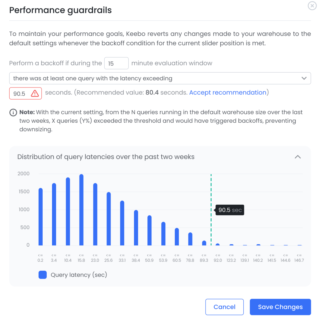 Snowflake performance guardrails