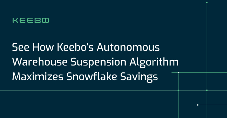 blog-autonomous-warehouse-suspension-algorithm Keebo | See How Keebo’s Autonomous Warehouse Suspension Algorithm Maximizes Snowflake Savings