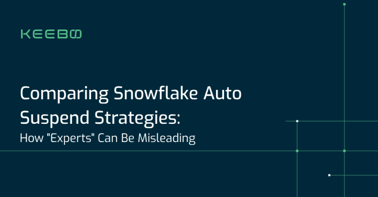 blog-comparing-snowflake-auto-suspend-strategies Keebo | Comparing Snowflake Auto Suspend Strategies: How "Experts" Can Be Misleading