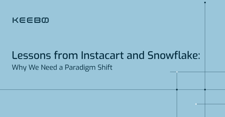 blog-instacart Keebo | Lessons from Instacart and Snowflake: Why We Need a Paradigm Shift