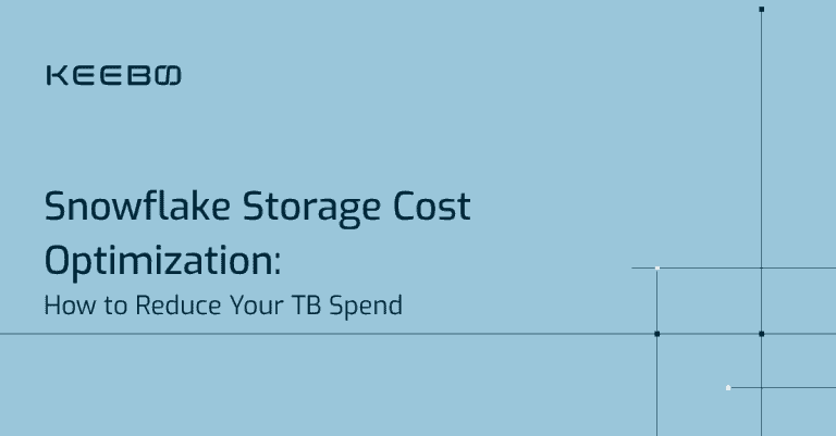 blog-snowflake-storage-cost-optimization Keebo | Snowflake Storage Cost Optimization: How to Reduce Your TB Spend