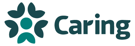 Caring logo. Keebo customer.