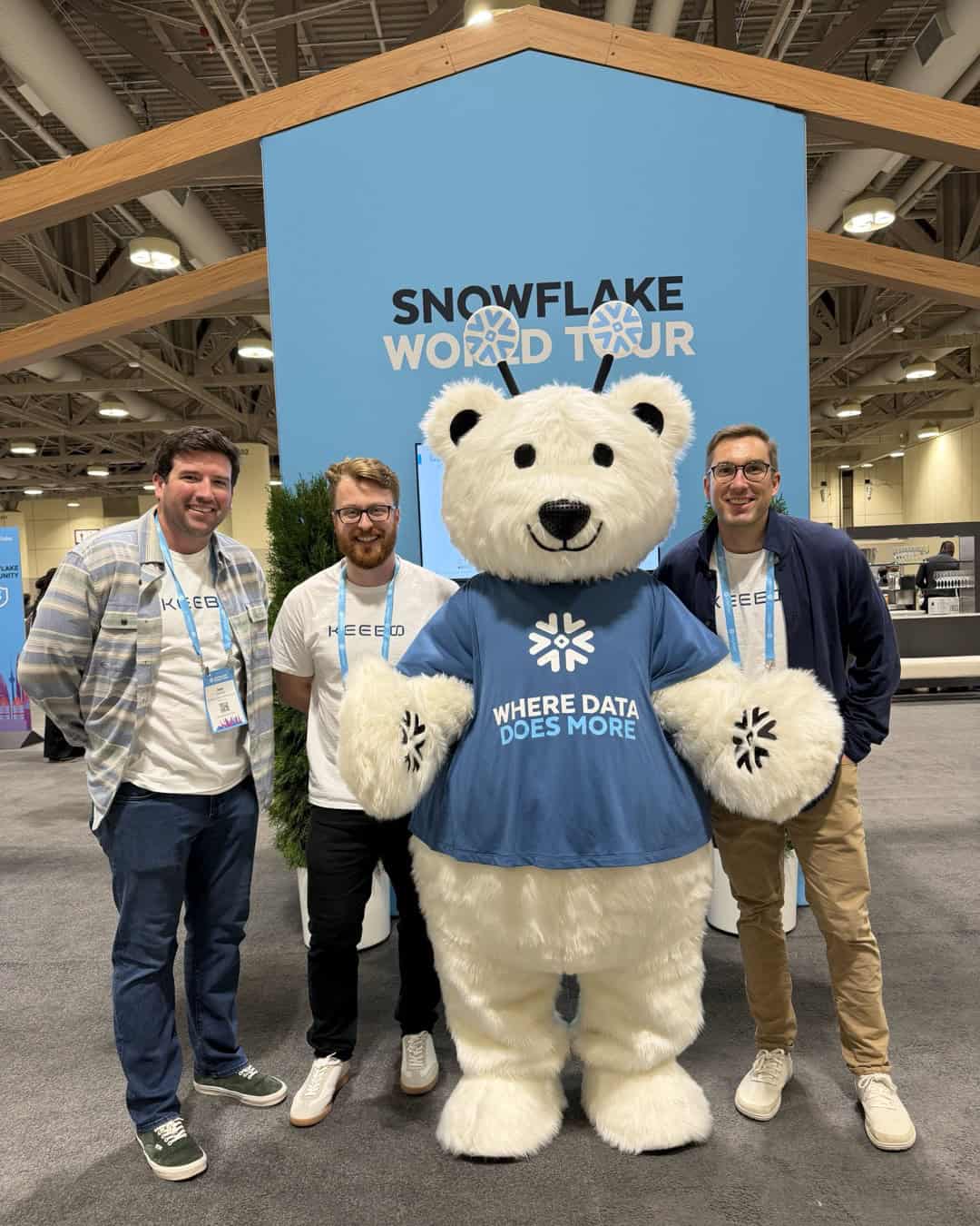 The Keebo team at Snowflake World Tour: Toronto 2026